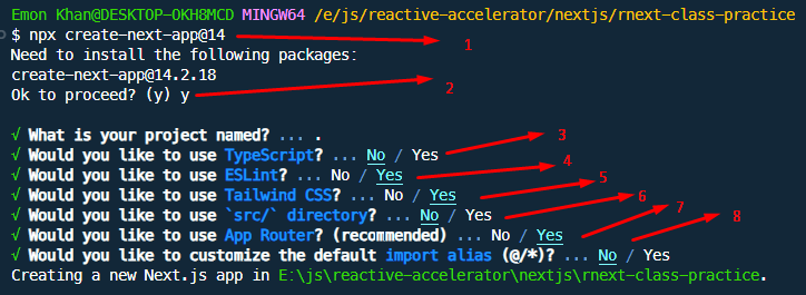 nextjs installation